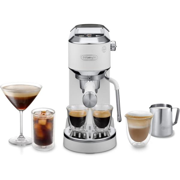 De'Longhi Dedica Arte Manual Espresso Maker – White| EC890.WI Keans Claremorris