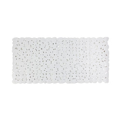 De Vielle Bathroom PVC Bath Mat - White 71x33cm Keans Claremorris