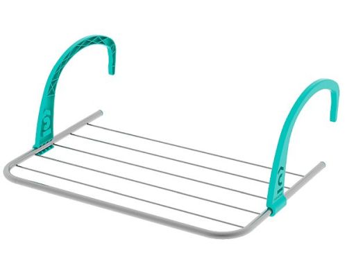De Vielle Over Radiator Airer with 3m drying space, anti-rust steel frame, non-slip arms, ideal for small spaces – Keans
