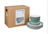 Denby 12 Piece Dinner Set - Regency Green Keans Claremorris 