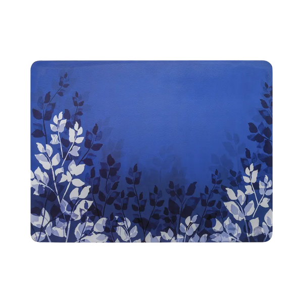 Denby Blue Foliage 6PC cork-backed placemats, heat resistant, stylish dining set available at Keans Claremorris.