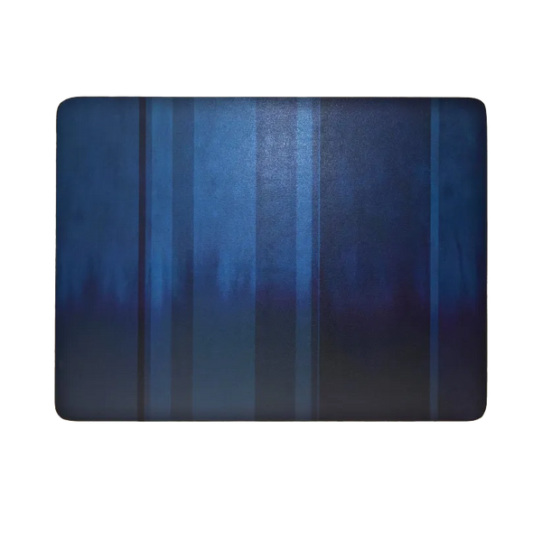 Denby Colours Blue 6-piece cork-backed placemats, heat-resistant, durable, stylish table protection, available at Keans
