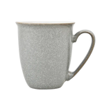 Denby Elements Light Grey Stoneware Coffee Beaker, handcrafted, durable, microwave safe, available at Keans Claremorris.