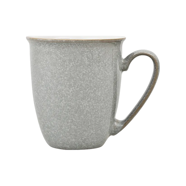 Denby Elements Light Grey Stoneware Coffee Beaker, handcrafted, durable, microwave safe, available at Keans Claremorris.