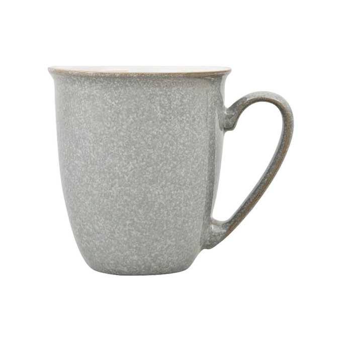 Denby Elements Light Grey Stoneware Coffee Beaker, handcrafted, durable, microwave safe, available at Keans Claremorris.
