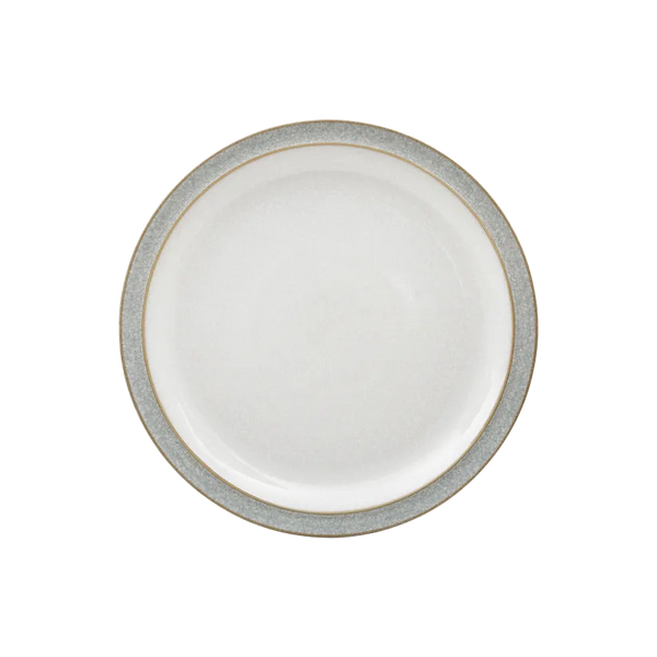 Denby Elements Medium Plate Light Grey Keans Claremorris