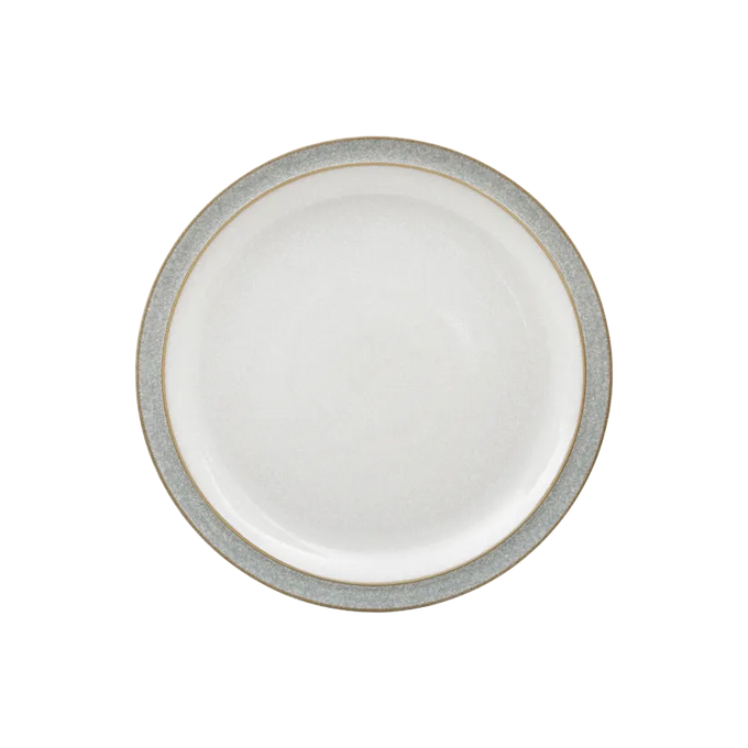 Denby Elements Medium Plate Light Grey Keans Claremorris