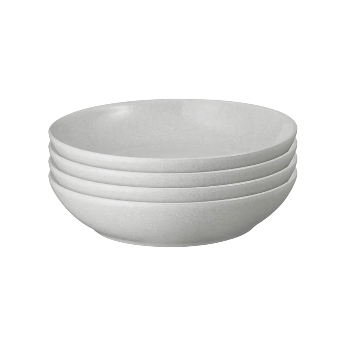 Denby Reactive Dove Grey Set of 4 Pasta Bowls Keans Claremorris
