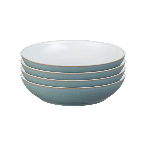 Denby Set Of 4 Pasta Bowls - Azure Haze Keans Claremorris