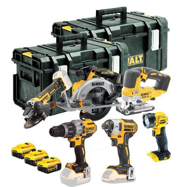 Dewalt Brushless 6 Piece Kit 18V 3 X 5.0Ah Li-Ion - Keans Claremorris
