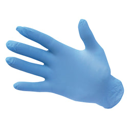 Disp 3.5 mil Nitrile Powder Free Disposable Glove Blue (Pk100) Keans Claremorris