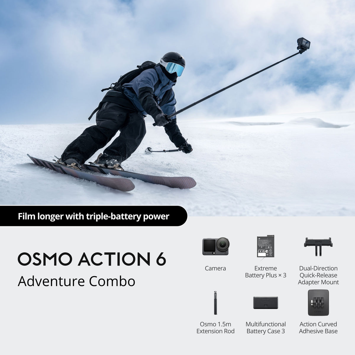 Dji Osmo Action 6 Adventure Combo | CP.OS.00000506.03 Keans Claremorris