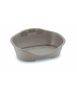 Lettino Sleeper 6 light brown wooden bed frame, modern design, Keans Claremorris furniture store.