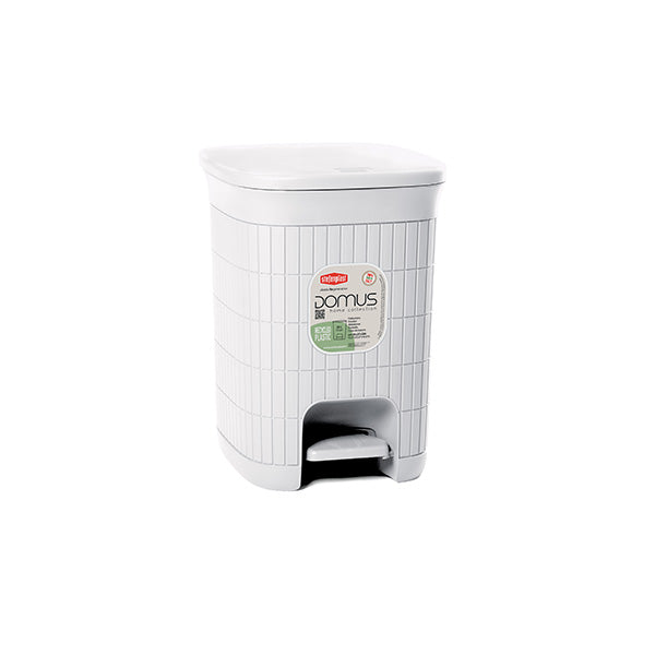 Domus Large Dustbin 20Ltr - White Keans Claremorris