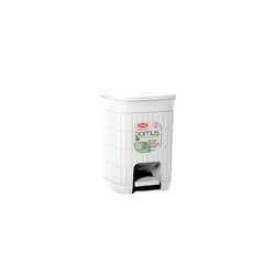 Domus Small Dustbin 6Ltr - White Keans Claremorris