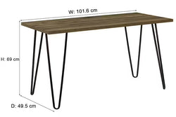 Owen Retro Desk Walnut 9851396| 15924