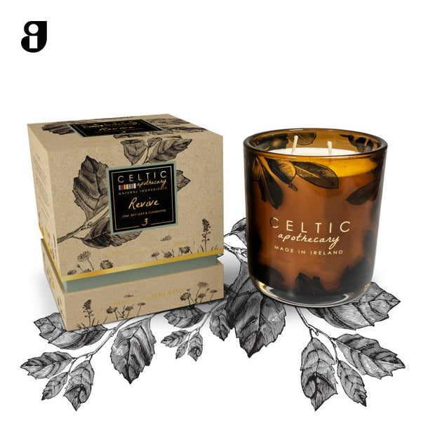Double Wick Revive Apothecary Candle Keans Claremorris
