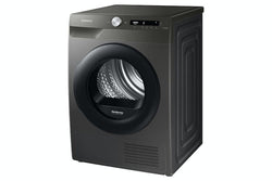 Samsung Series 5 9kg Heat Pump Tumble Dryer DV90T5240AN/S1, energy-efficient drying, available at Keans Claremorris