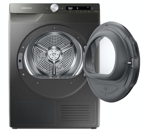 Samsung Series 5 9kg Heat Pump Tumble Dryer DV90T5240AN/S1, energy-efficient, available at Keans Claremorris