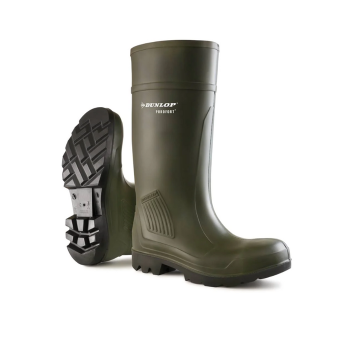 Purofort Safety Wellingtons Sz 43/09 with steel toe, midsole, slip-resistant, cold insulated to -20°C – Keans Claremorris