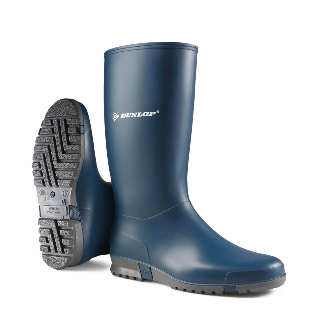 Dunlop Sport Ladies Wellington Navy Non Safety Keans Claremorris