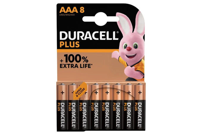 Duracell Plus AAA Battery Pack 8 PK | XMS24BAT3A8 Keans Claremorris