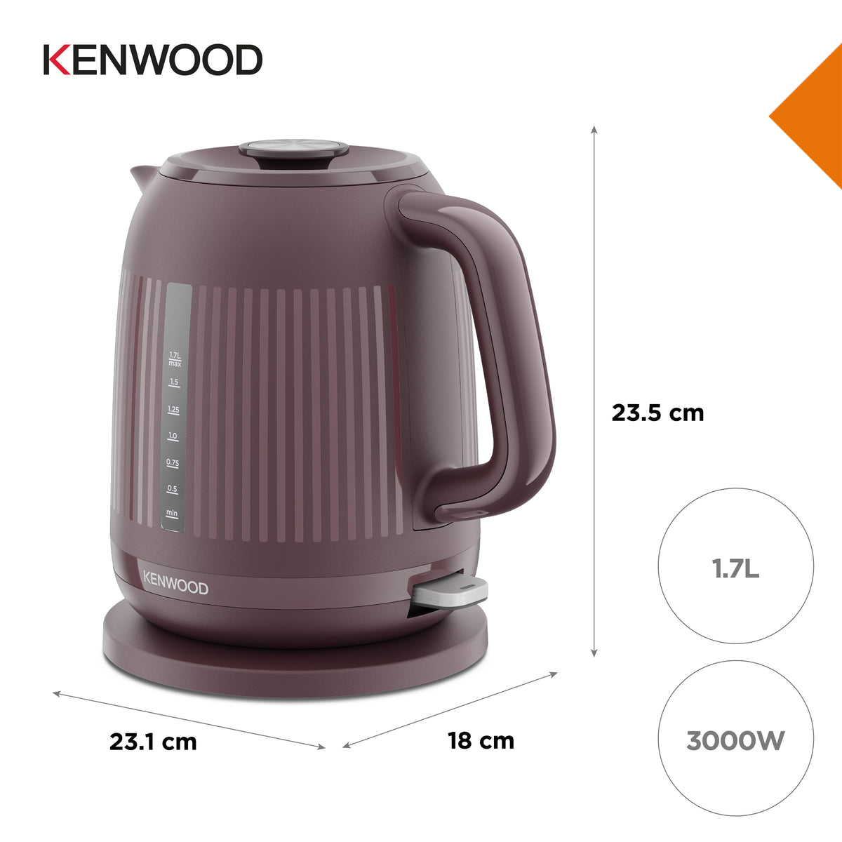 Kenwood Dusk Collection Purple Kettle | ZJP30.000PU - Image 2