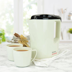 Lloytron Dual Voltage Travel Kettle for fast boiling, compact design, ideal for travel – available at Keans Claremorris.
