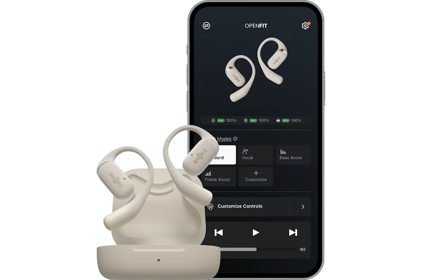 Shokz OpenFit True Wireless Earbuds | Beige