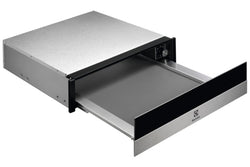 Electrolux 14 cm warming drawer for kitchen, compact design, available at Keans Claremorris.