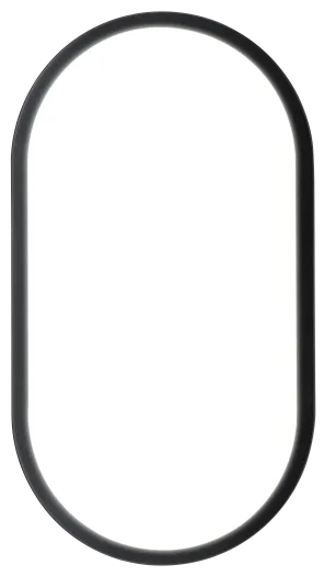 Eco Oval Bulkhead IP54 10W 4000K 700lm (B/W Trim) - Image 3