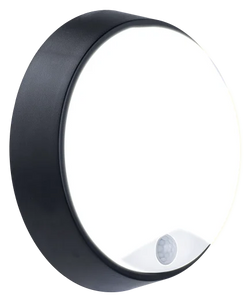 Eco Round Bulkhead PIR IP54 10W 4000K 700lm (B/W Trim)