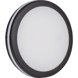 Circulus Bulkhead IP65 Ø300mm 24W 2900lm CCT Black