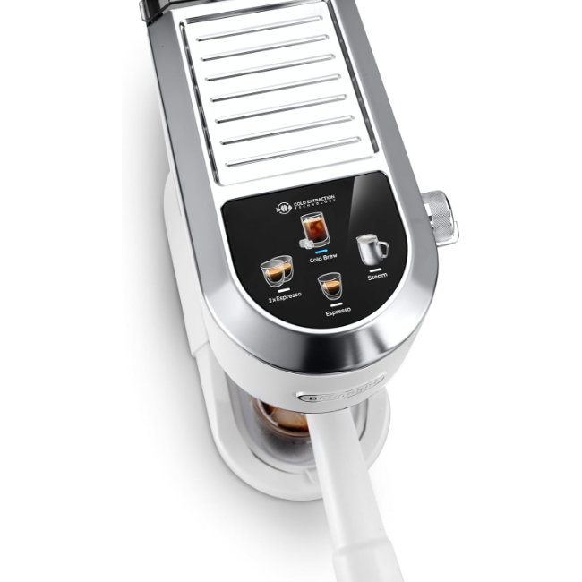 De'Longhi Dedica Arte Manual Espresso Maker – White| EC890.WI - Image 5