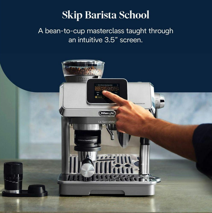 De'Longhi La Specialista Touch Bean-to-Cup Coffee Machine | EC9455.M | Stainless Steel | EC9455.M - Image 3