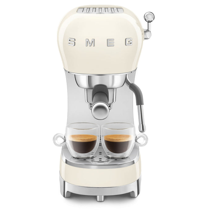 Smeg Espresso Coffee Machine with Pump 50's Style | Cream - Image 5
