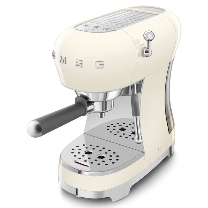 Smeg Espresso Coffee Machine with Pump 50's Style | Cream - Image 8