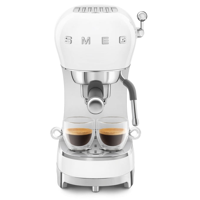 Smeg Smeg 50’s Style Espresso Coffee Maker – White| ECF02WHUK - Image 6
