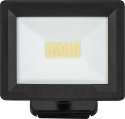 Luceco Essence Floodlight 20W Ball Joint 1m Cable Black