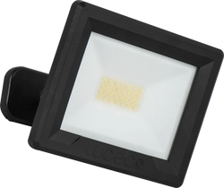 Luceco Essence Floodlight 20W Ball Joint 1m Cable Black