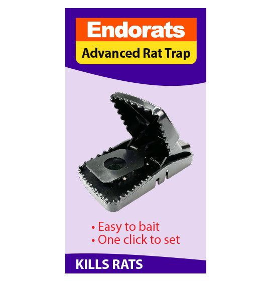 Endorats Advanced Rat Trap – powerful, easy to bait, one-click set rat trap available at Keans Claremorris.
