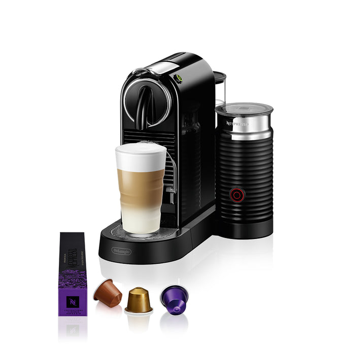 Delonghi Citiz Nespresso Coffee Machine Black with Aerroccino - Image 1
