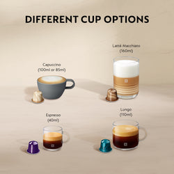 Delonghi Citiz Nespresso Coffee Machine Black with Aerroccino