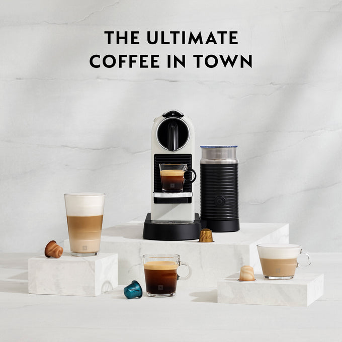 Delonghi Citiz Nespresso Coffee Machine Black with Aerroccino - Image 5