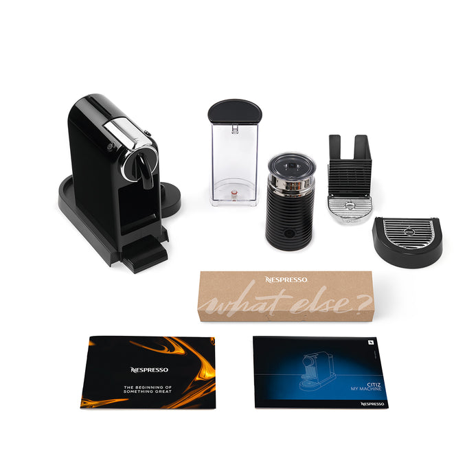 Delonghi Citiz Nespresso Coffee Machine Black with Aerroccino - Image 8