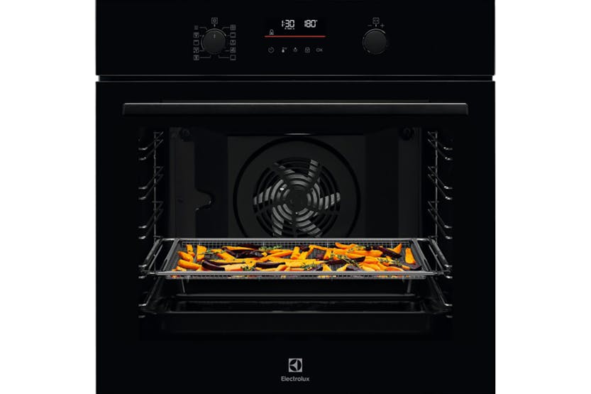 Electrolux EOM6P46K built-in electric pyrolytic oven with 10 functions, self-cleaning, turbo grill, 72L capacity – Kean’s