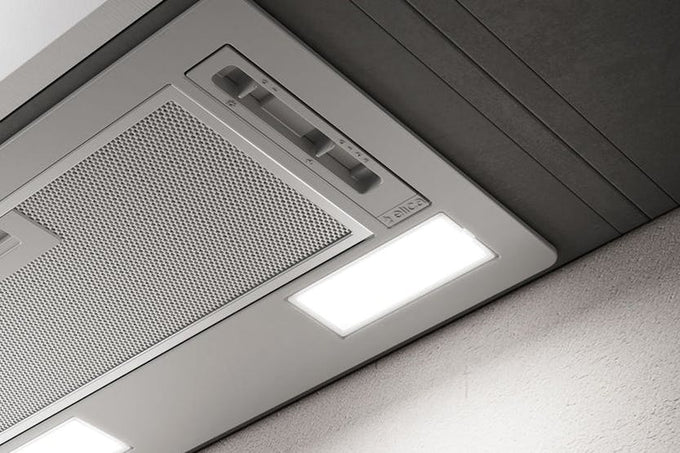 Elica 52cm ERA C Canopy Hood, stainless steel and white, 3-speed, LED light, 365m3/h airflow, Keans Claremorris.