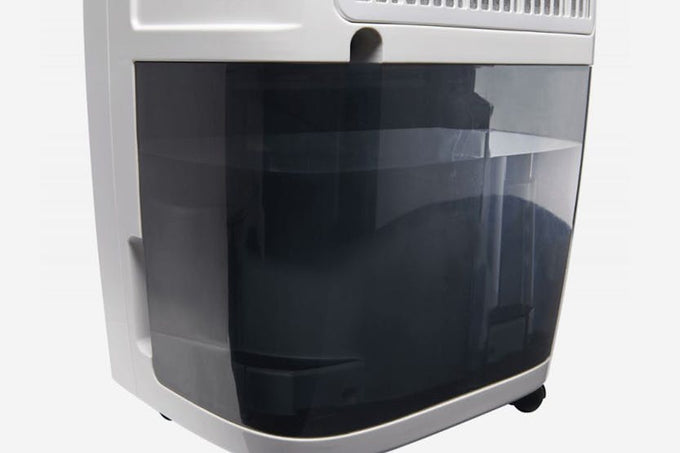 Dimplex 20L Dehumidifier EVERDRI20EL White Light Grey, efficient moisture removal, available at Keans Claremorris