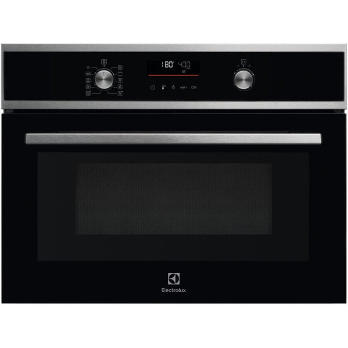 Electrolux 43L Compact Combi Oven with fast heat-up, even cooking, grill, stainless steel – available at Kean’s Claremorris