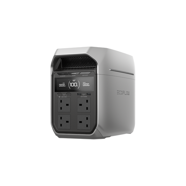 EcoFlow DELTA 3 Portable Power Station 1024Wh, fast recharge, LiFePO4 battery, lightweight 12.5kg, available at Kean’s